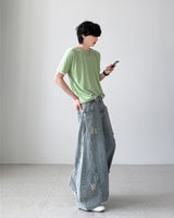 Raito Curved Balloon Denim
