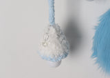 blue white fur light