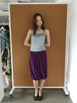 Draped balloon skirt (3color)