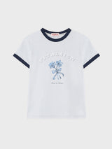 リリーリボンリンガーTシャツ (2C) ライトブルー