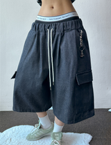 Nulang Non-Fade Keyring Hip Cargo Bermuda 2 Color 