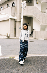 Hチェーンデニムパンツ - スターインディゴ