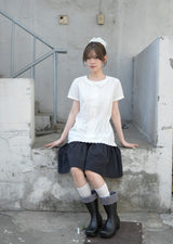 Lean Bow Blouse (white)