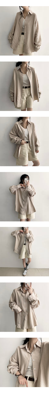 Potts Pure Oversized Fit Shirt Shirt