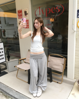 Vネック クリップ ノースリーブ