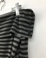 ボタンアップオフショルダーTシャツ (2color)