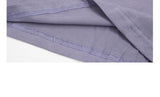 Color-blocked raglan sleeve slim-fit comfortable long-sleeve T-shirt