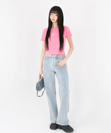 WASHED WIDE DENIM PANTS [2color]