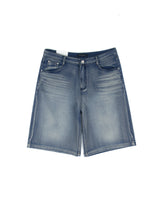 Milk Stripe Washed Bermuda Pants 2COLOR