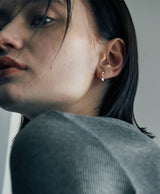[925 silver] Deux.silver.35 / スターリーピアス (シルバー)