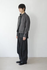 sculpted curved pants