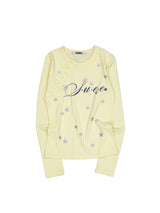 STAR HENLEY NECK TOP / YELLOW