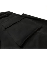 BIKER SNAP TRACK PANTS_BLACK