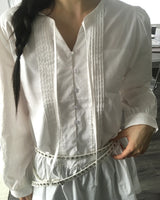 Menin Pintuck Mini Dress