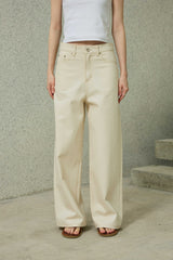 NOAH WIDE PANTS / BEIGE