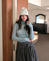 [U-BASIC/wool 30%] Mate Tencel Polar Long Sleeve