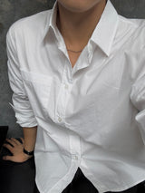 Core pocket crop shirt