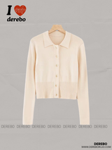 [SALE] Crop collar slim cardigan