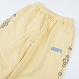 Rhinestone Sweat Pants_Lemon