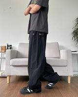 Side Snap Nylon Balloon Pants