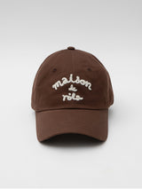 MAISON DE ROLA ボールキャップ ブラウン