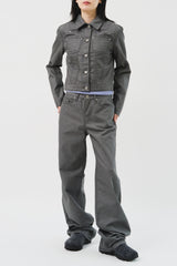 (W) Steel Denim Jacket