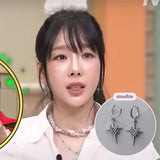 [少女時代 テヨン Piercing] ラブ プラネット ハギーズ ピアス - Silver Color
