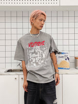 2colorVENTIQUEピグカートゥーンTシャツ2color