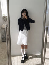 Midi Frill Skirt