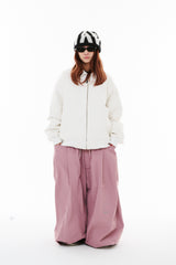 BSR NEW SUPER WIDE JOGGER PANTS INDY PINK