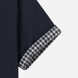 Turnback Cropped Roll-up Short Sleeve T