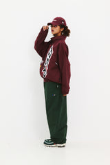 BSR SPORTY TRACK JACKET BURGUNDY