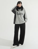 Snap Wide Sweat Pants