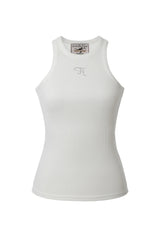 【即日発送】Jewel tank top - ivory