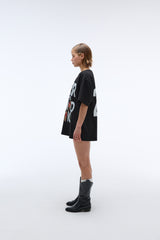ウィークエンドウォリアーピーポーアートワークTシャツ (ブラック)