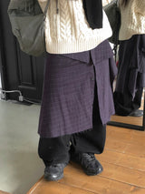 Huynh Cotton Brushed Denim Wide Pants