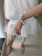 Pearl crochet bracelet