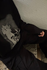 フィアーズマイキャットプリントTシャツ