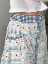 CARROT BUTTON FULL SKIRT (2C)