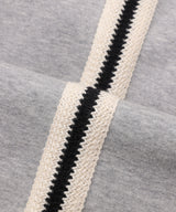 Track Line Pintuck Sweatpants - Gray