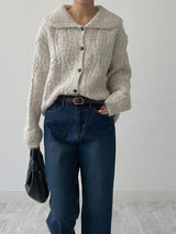 [Brushed Lining] 575 wide denim pants