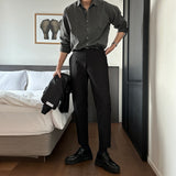 LMN Rainy High Density Hidden Banding Cotton Slacks (5 colors)