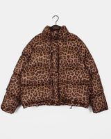 Dishell Leopard wellon short padded jumper