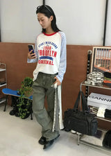 VINTAGE FLARE DENIM Khaki