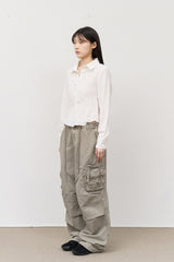 (W) Arc Wrinkled Shirt