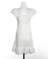 [ clean + pure ] bouquet cotton square puff midi ops