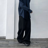 Twin-Pleated Draped Trousers