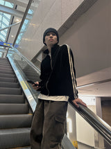 LOG CORDUROY CARGO PANTS