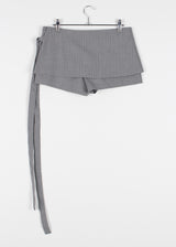 STRIPE WRAP SHORTS