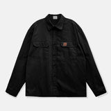 フェアワーク パッチ シャツ ジャケット